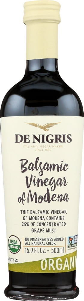 (Price/Case)De Nigris Vinegar - Organic - Balsamic - Case of 6 - 16.9 fl oz
