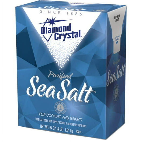 (Price/Case)Diamond Crystal 110035850 Table Salt Plain, 4 Pounds