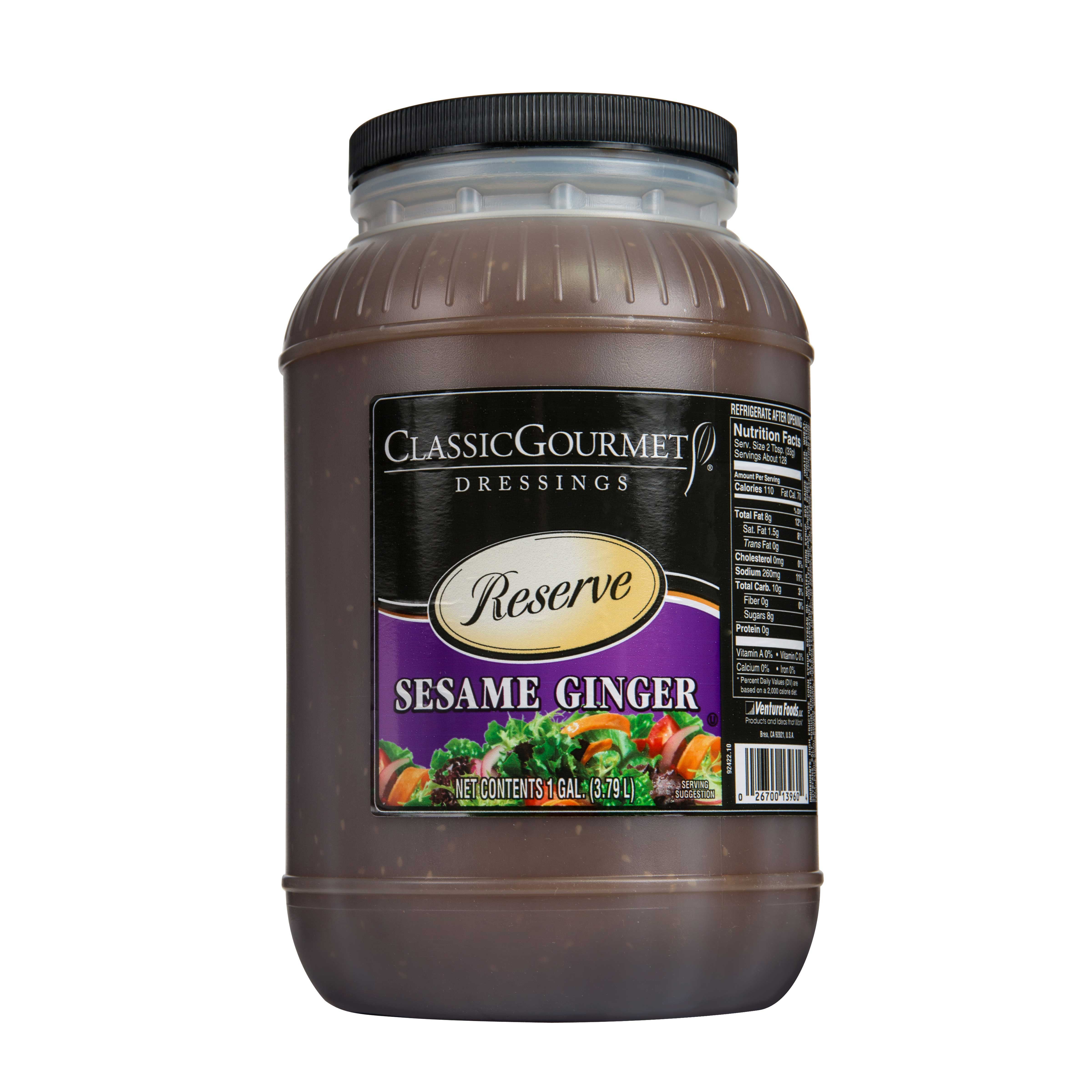 Price/Case)Dressing Sesame Ginger Classic Gourmet 2-1 Gallon - Walmart.com