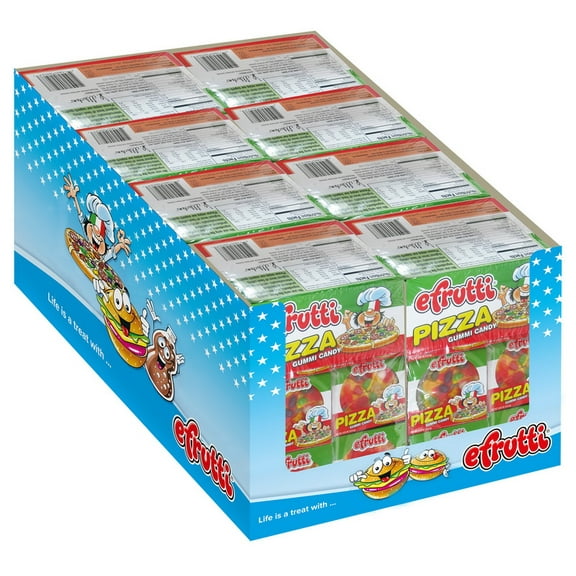 (Price/Case)Efrutti Gummi Pizza, 0.55 Ounces, 8 per case
