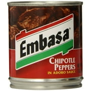 (12 pack) EMBASA Chipotle Peppers in Adobo Sauce, Shelf Stable, 7 oz Steel Can
