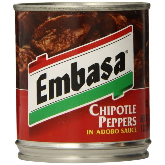 (12 pack) EMBASA Chipotle Peppers in Adobo Sauce, Shelf Stable, 7 oz Steel Can
