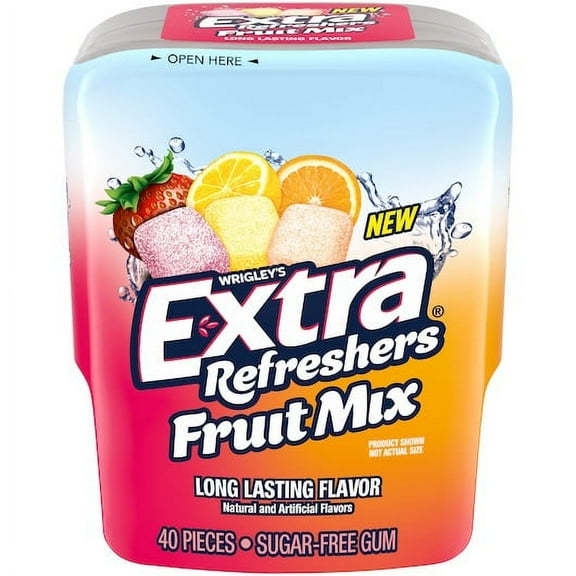 (Price/Case)Extra Refreshers Fruit Mix, 40 Piece, 6 per case