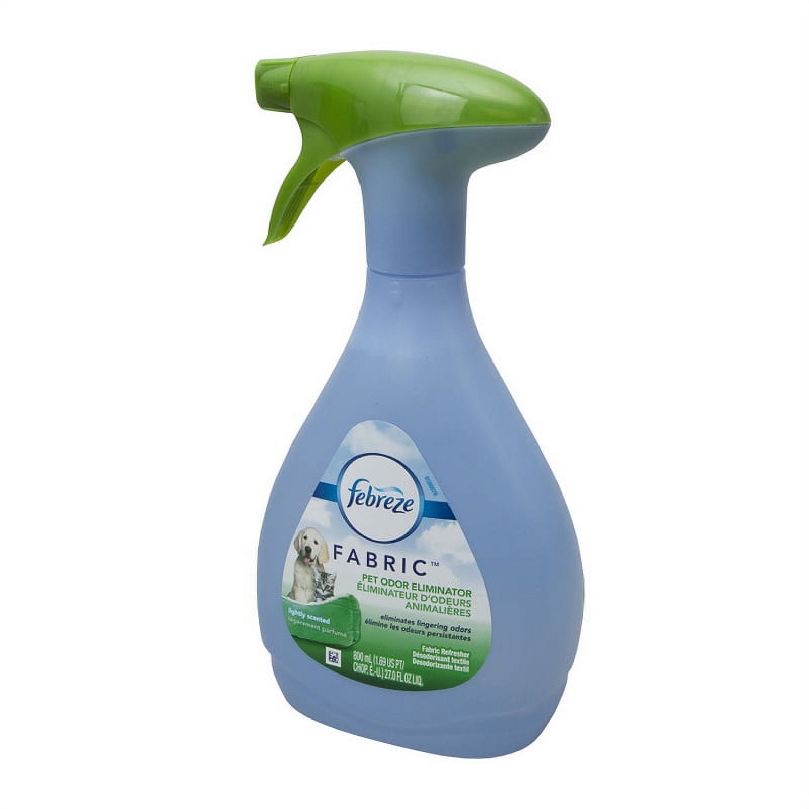 Febreze 19755 Pet Odor Eliminator Fabric Refresher, 27 oz, Trigger