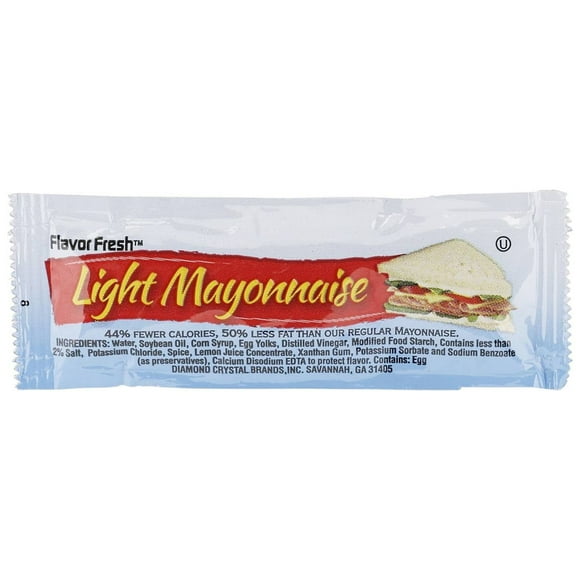 (Price/Case)Flavor Fresh 78011 Mayonnaise Reduced Fat Pouch, 12 Gram, 200 per case