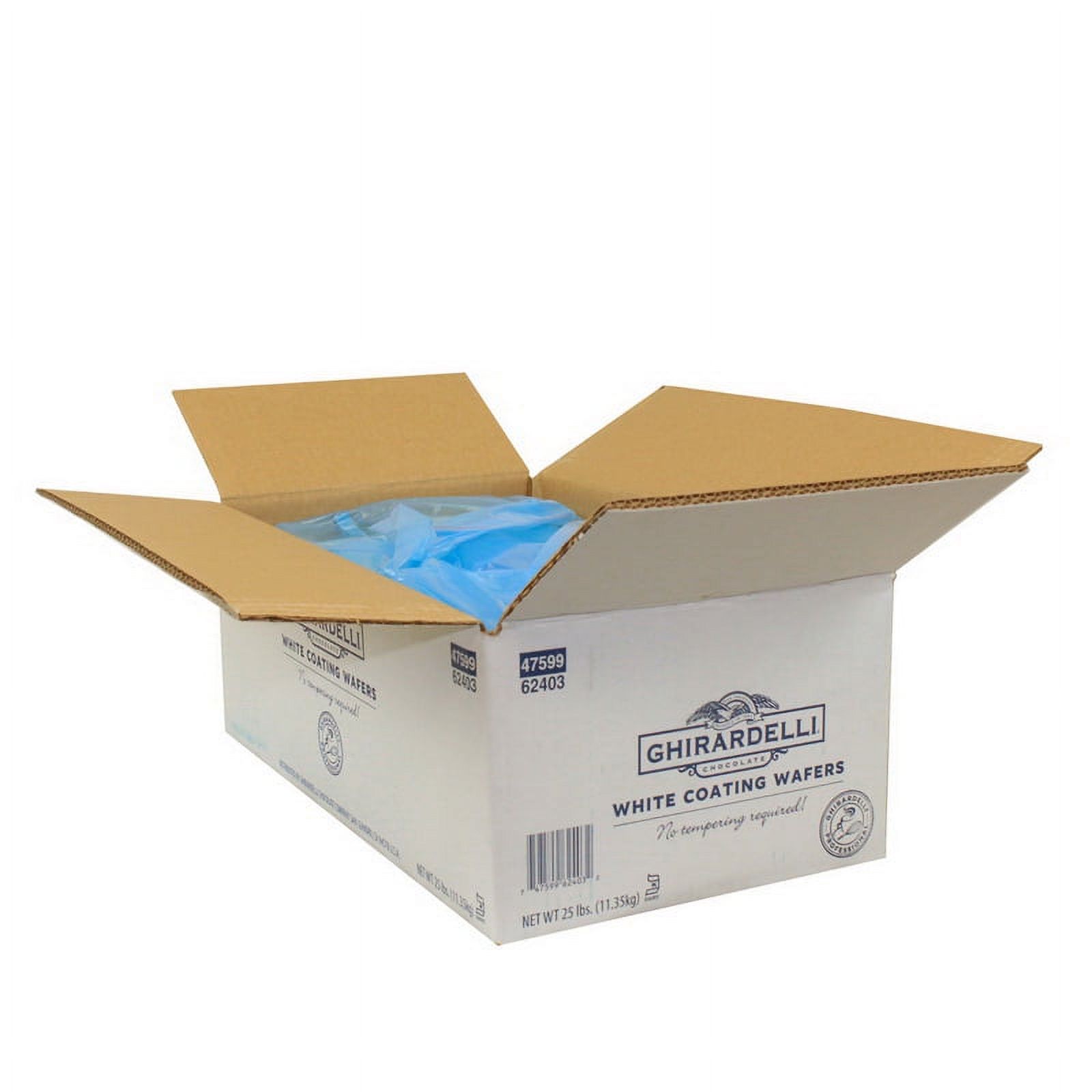 (Price/Case)Ghirardelli White Coating Wafer 25 Pound Bag - 1 Per Case - image 1 of 1