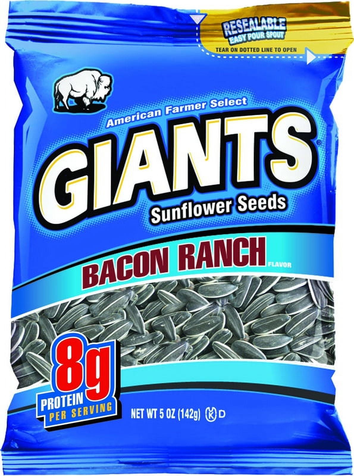 (Price/Case)Giant Snack 33685 Giants Bacon Ranch Seeds 12-5 Ounce