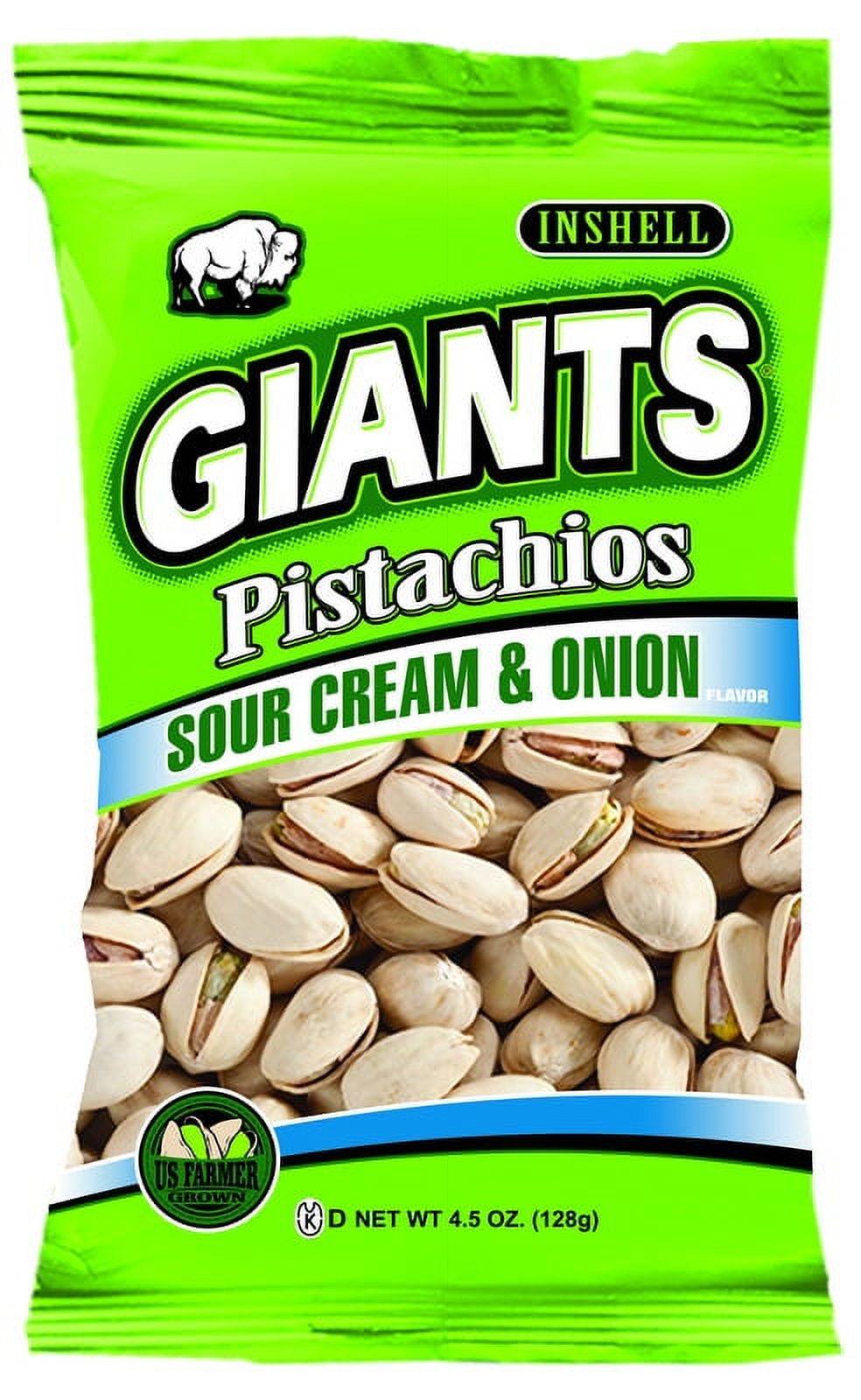 (Price/Case)Giant Snack 51670 Giants Pistachios Sour Cream Onion 8-4.5 Ounce