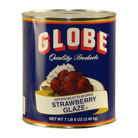 (Price/Case)Globe Glaze Strawberry 1-#10 Container - 6 Containers Per Case