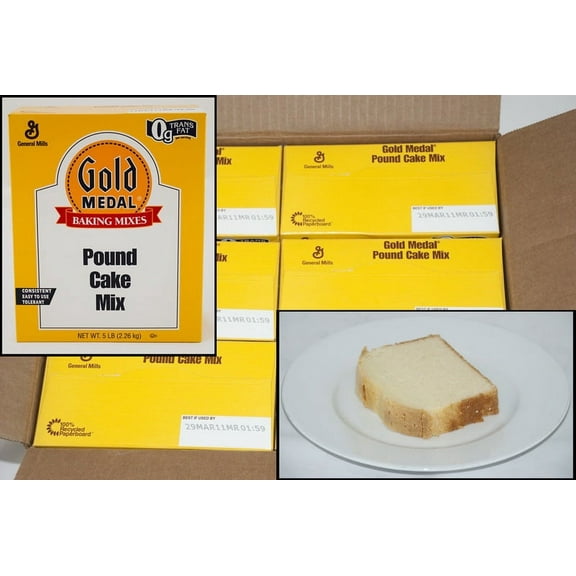 (Price/Case)Gold Medal Baking Mixes Pound Cake Mix 5 Pounds Per Pack - 6 Per Case