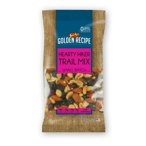 Gurley's Golden Recipe Hearty Hiker Trail Mix, Energy Boosting, 5 oz (Pack of 8)