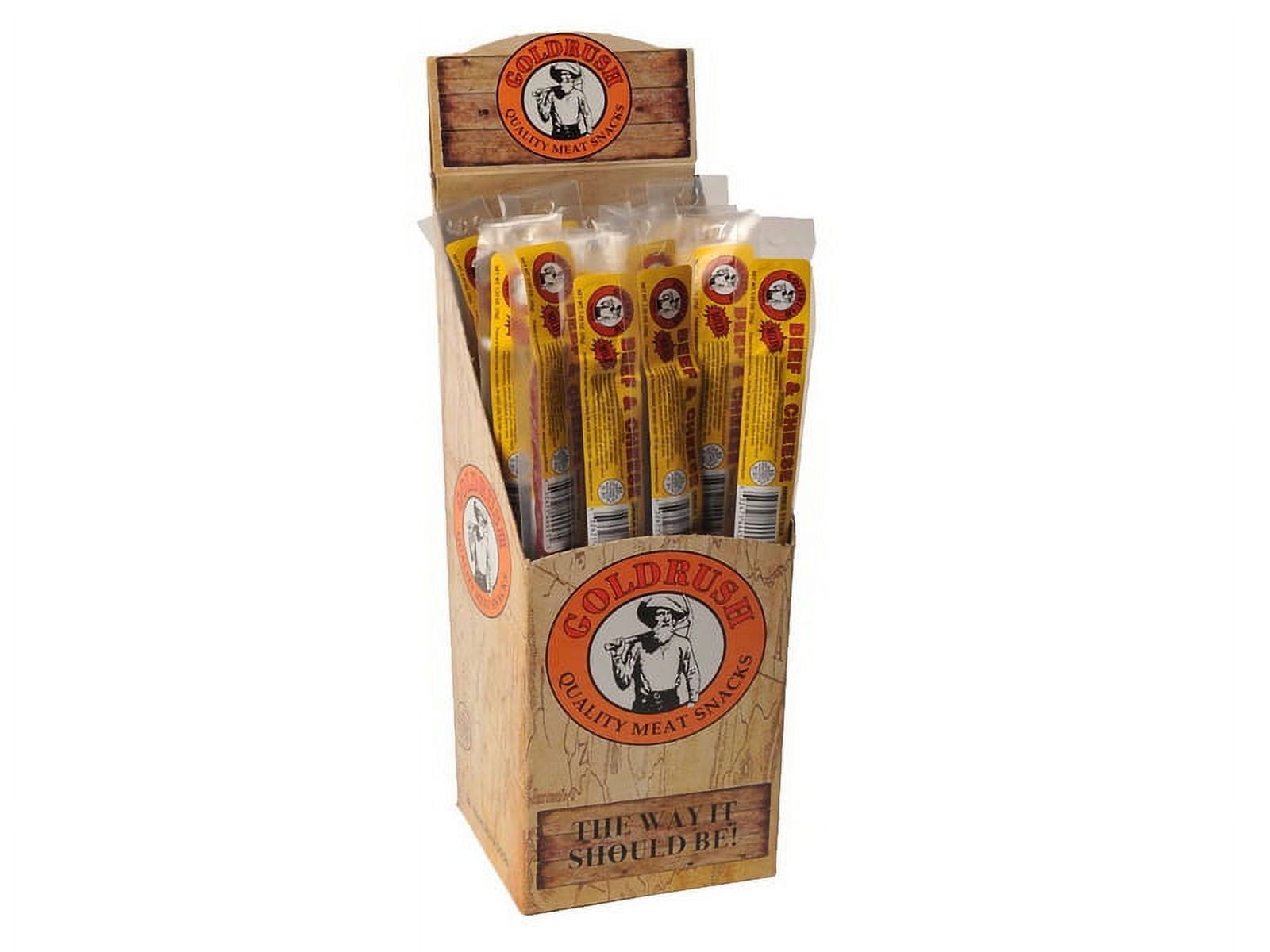 (Price/Case)Goldrush Farms Beef & Cheese Sticks, Individually Wrapped 2/24ct, 507320