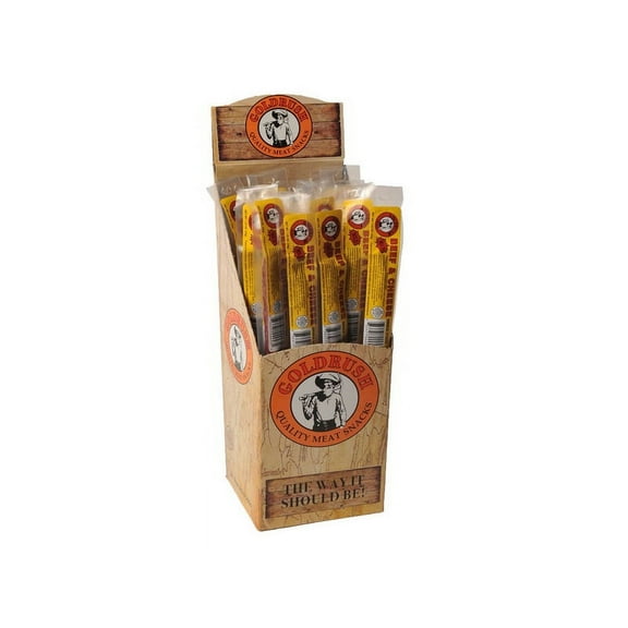 (Price/Case)Goldrush Farms Beef & Cheese Sticks, Individually Wrapped 2/24ct, 507320