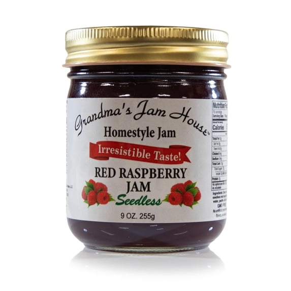 (Price/Case)Grandma's Jam House Seedless Red Raspberry Jam 12/9oz, 570396