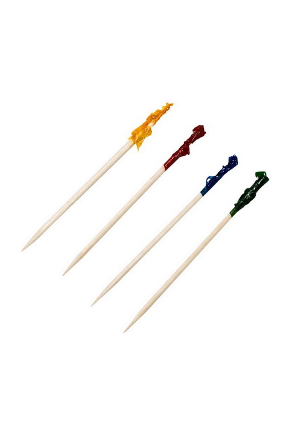 (Price/Case)Handgards 4 Inch Frill Wood Pick, 1000 Each, 10 per case