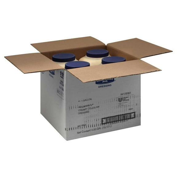 Hellmann s Creamy Coleslaw Dressing, 1 Gallon, 4 Per Case