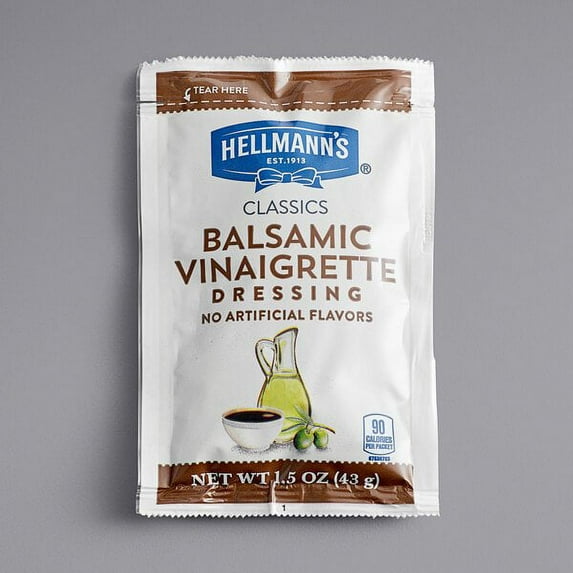 (Price/Case)Hellmann's 67531027 Classics Dressing Balsamic Portion Control, 1.5 Fluid Ounces