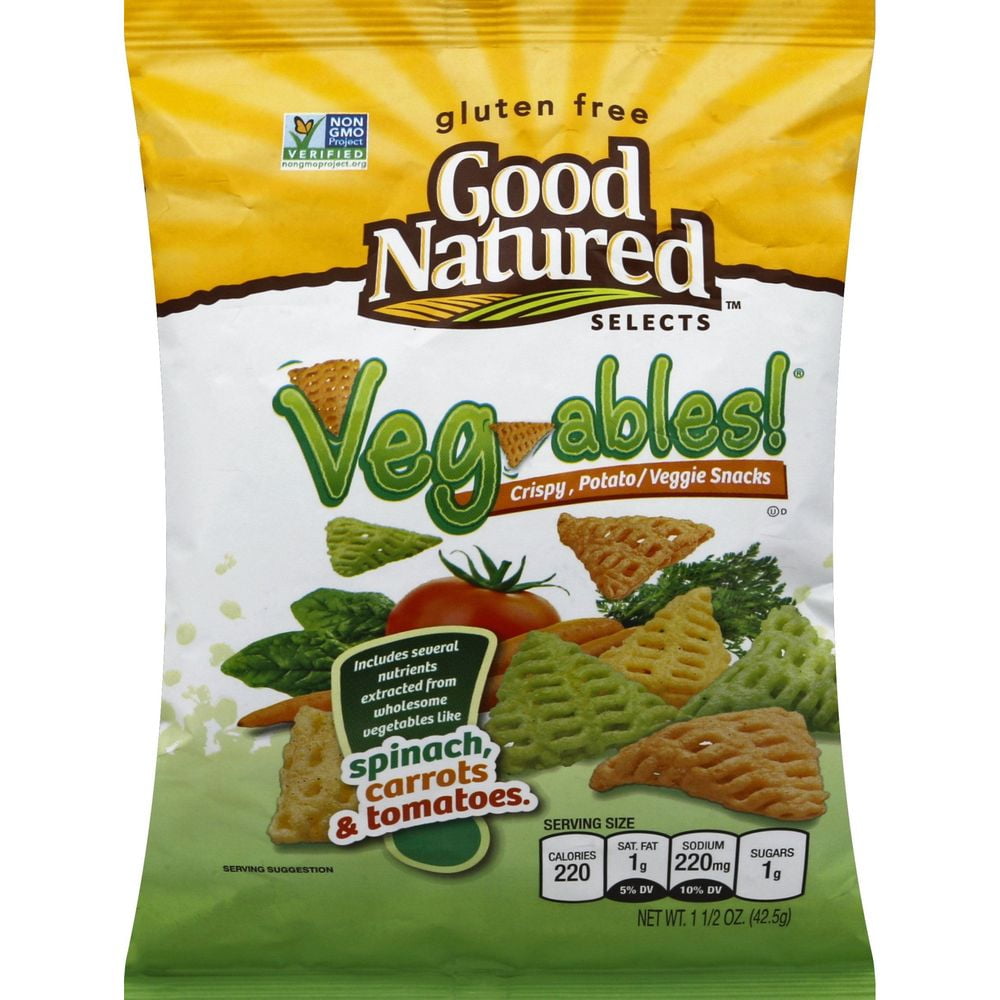 (Price/Case)Herr Foods 7463 Herr's Good Natured Veg-Ables Snacks 1.5 Ounces Per Pack - 6 Per Case