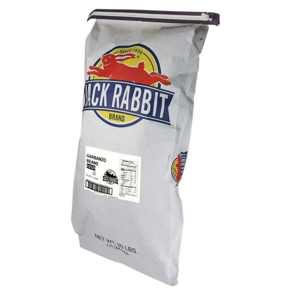 (Price/Case)Jack Rabbit Garbanzo Bean 25 Pounds - 1 Per Case