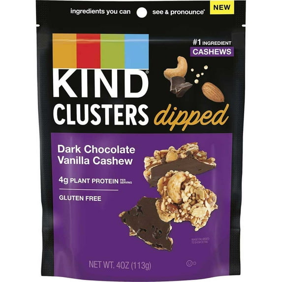 (Price/Case)KIND 28928 Dark Chocolate Vanilla Cashew 8-4 Ounce