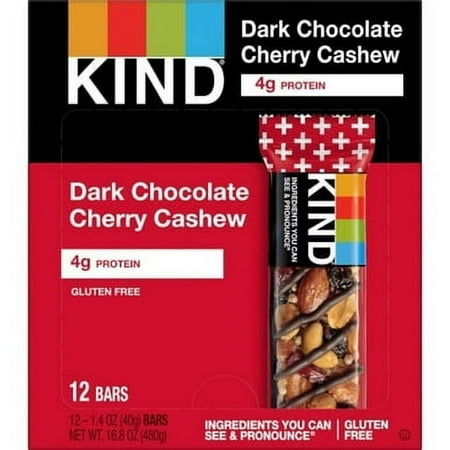 (Price/Case)KIND Dark Chocolate Cherry Cashew Bar 6-12-1.4 Ounce