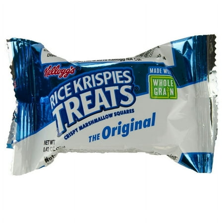 (Price/Case)Kellogg Rice Krispies Treats Whole Grain Crispy Marshmallow Squares, 0.42 Ounces, 600 per case