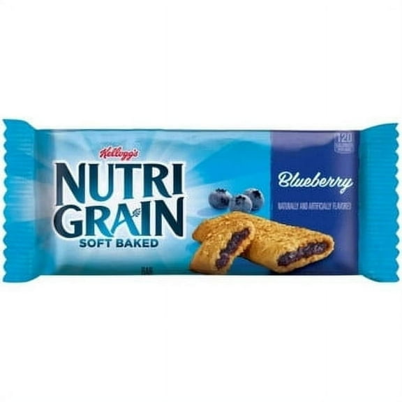 (Price/Case)Kellogg'S Nutri-Grain Blueberry Cereal Bar 1.3 Ounces Per Bag - 16 Per Pack - 3 Per Case