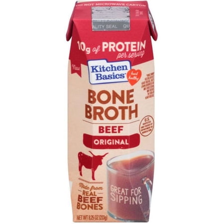 (Price/Case)Kitchen Basics 901434256 Kitchen Basics Original Beef Bone Broth 8.25 oz