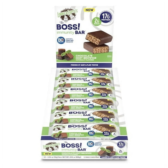 (Price/Case)Lenny & Larry's Complete Cookie 35200 Complete Cookie Chocolate Mint Brownie Immunity Bar, 2.05 Ounces