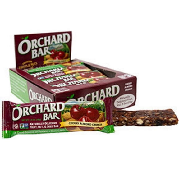 (Price/Case)Liberty Orchards Cherry Almond Crunch Orchard Bar 12/1.4oz, 596132