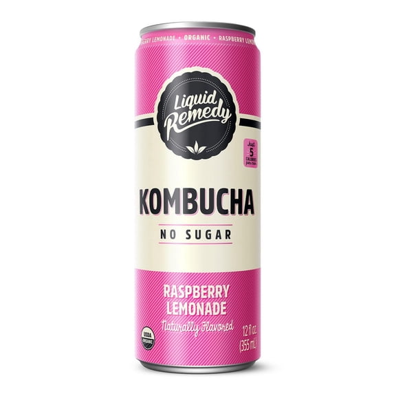 (Price/Case)Liquid Remedy Raspberry Lemonade Kombucha 12/12oz, 462643