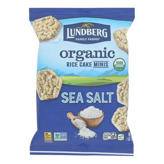 Lundberg Family Farms Organic Sea Salt Minis Rice Cake 1 oz