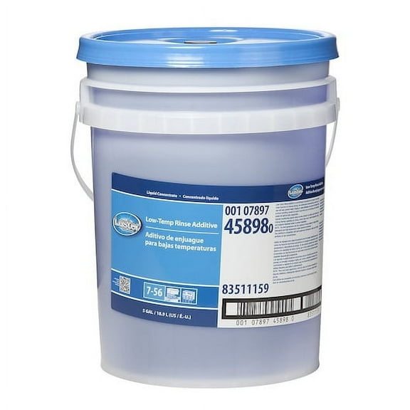 (Price/Case)Luster Professional Low Temp Rinse Aid Concentrate Closed Loop, 5 Gallon, 1 Per Case