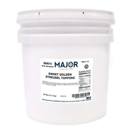 (Price/Case)Major Bakery Solutions 384614 Sweet Golden Streusel Topping
