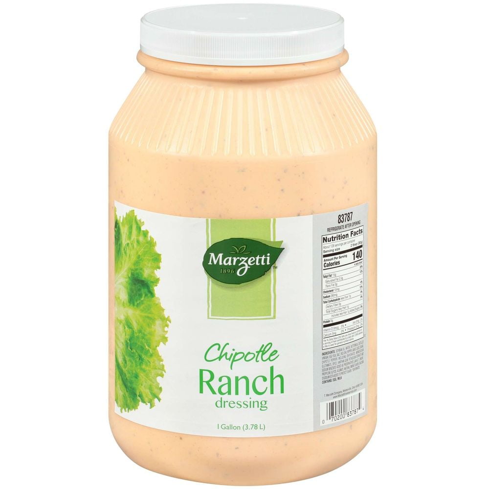Chiptoul Ranch Marzetti Chipotle Ranch Dressing, 2-1 Gallon Case, Made in USA ...