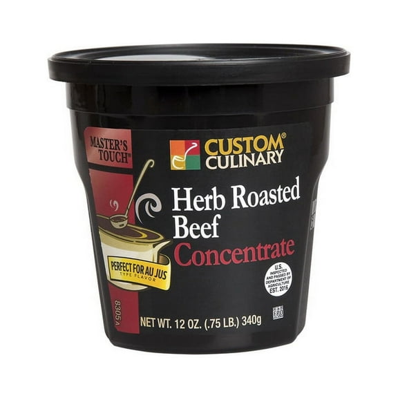 (Price/Case)Masters Touch Herb Roasted Beef Au Jus Concentrate 12 Ounces Per Pack - 6 Per Case