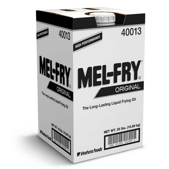 (Price/Case)Mel-Fry Original High Performance Liquid Frying Oil 35 Pounds - 1 Per Case