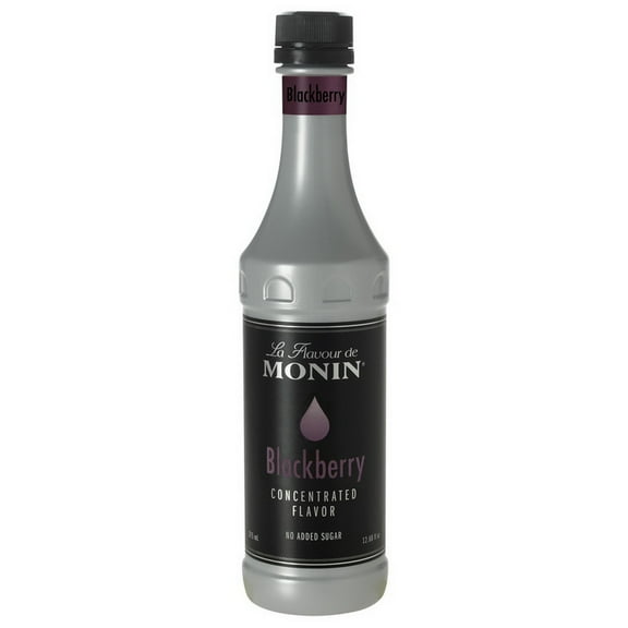 (Price/Case)Monin Blackberry Concentrate Flavor 375 Milliliter Bottle - 4 Per Case