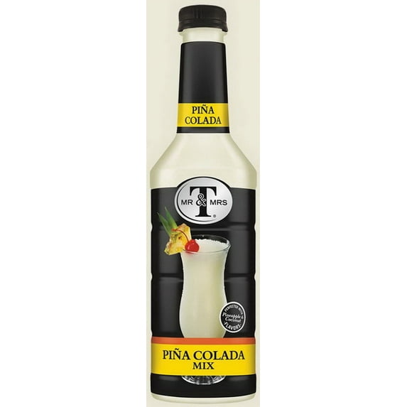 (Price/Case)Mr & Mrs T'S Pina Colada Mix 1 Liter Per Bottle - 6 Per Case