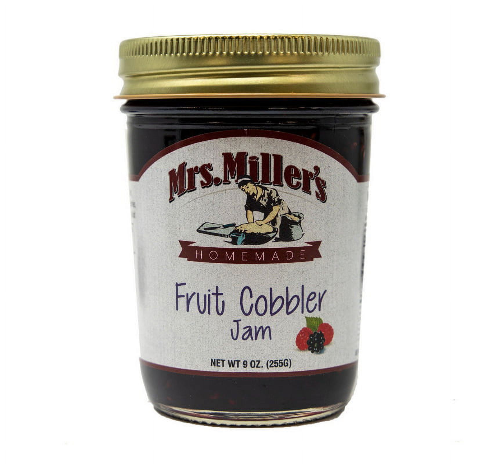 (Price/Case)Mrs. Miller's 571436 Fruit Cobbler Jam 12/9oz
