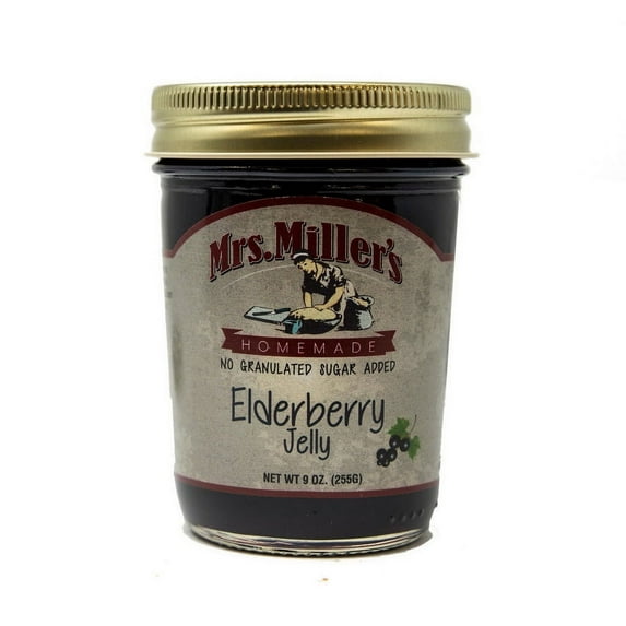 (Price/Case)Mrs. Miller's 571507 No Sugar Elderberry Jelly 12/9oz
