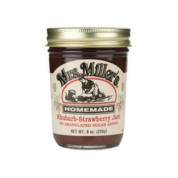 (Price/Case)Mrs. Miller's No Sugar Rhubarb-Strawberry Jam 12/8oz, 571519