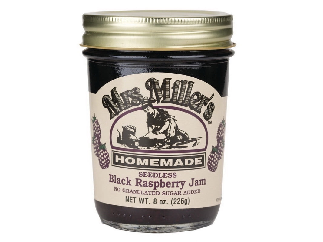 Seedless Black Raspberry (Price/Case)Mrs. Miller's No Sugar Seedless Black Raspberry Jam 12/8oz ...