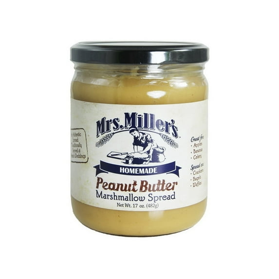 (Price/Case)Mrs. Miller's Peanut Butter Marshmallow Spread 12/17oz, 571325