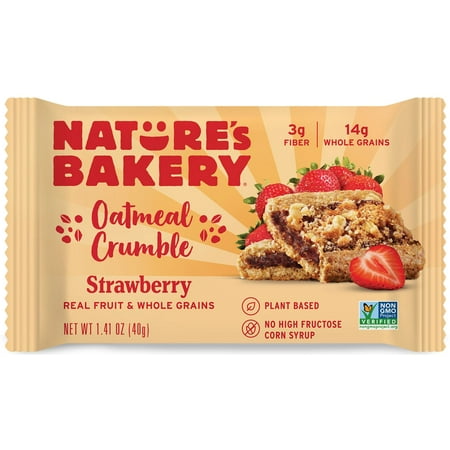 (Price/Case)Nature's Bakery 1501020090 Oatmeal Crumble Strawberry 7/12 Pack Case