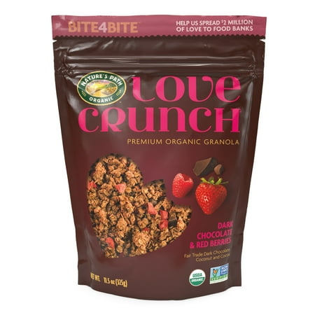 Love Crunch Organic Dark Chocolate & Red Berries Granola 11.5oz Pouch
