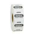 thumbnail image 1 of (Price/Case)Ncco National Checking 1 Inch X 1 Inch Trilingual Black Sunday Permanent Label, 1000 Each, 1 per case, 1 of 8