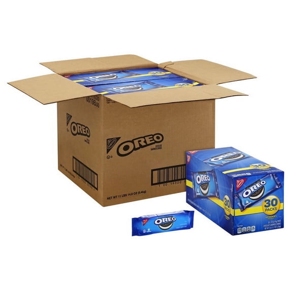 (Price/Case)Oreo Single Serve Cookie 1.59 Ounce Per Pack - 30 Per Box - 4 Per Case