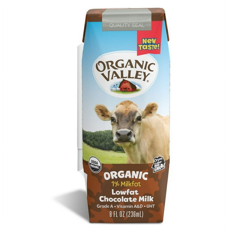 Organic Valley Aseptic Chocolate Milk - 24 Pack, 8 Fluid Ounces