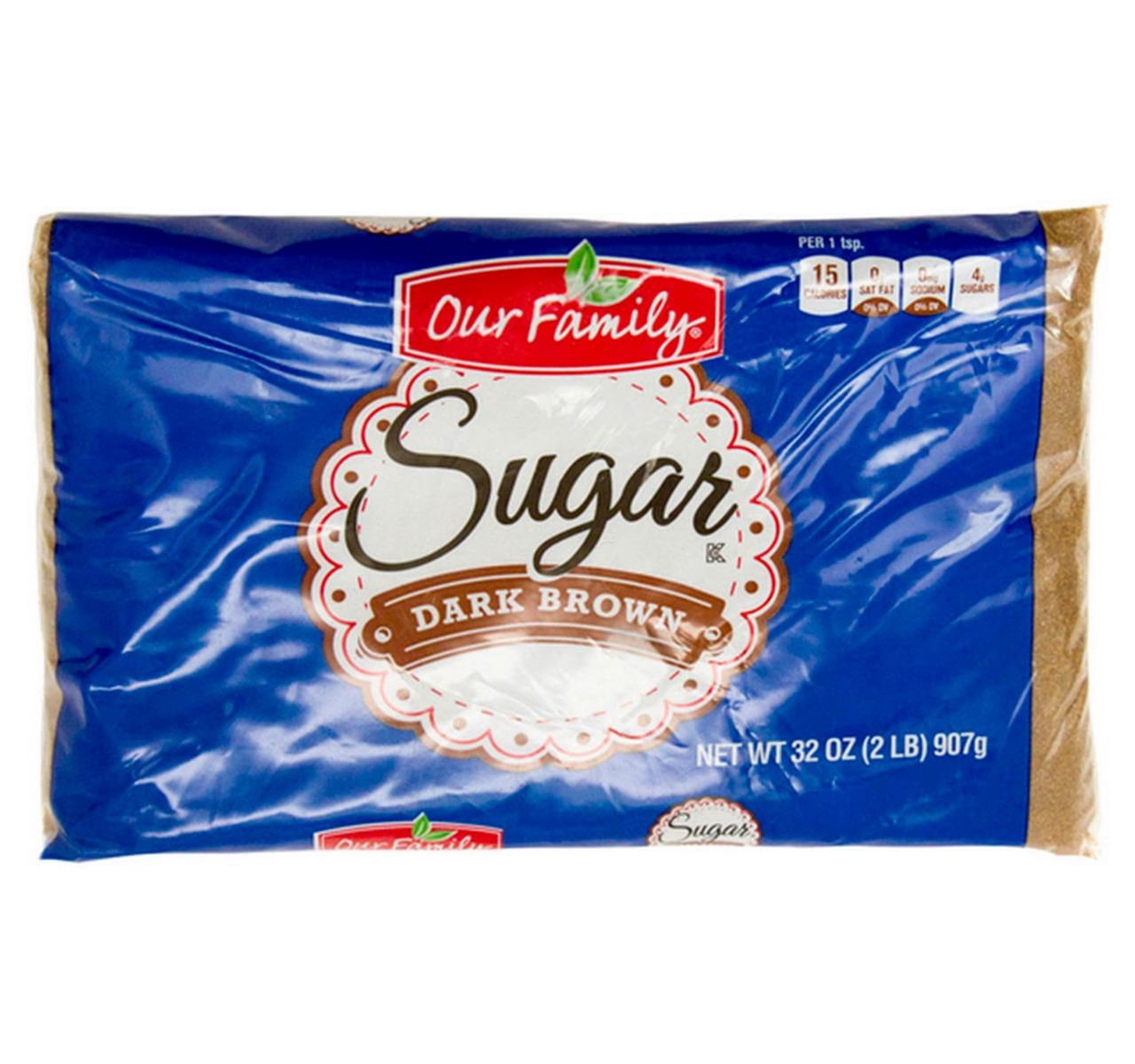 (Price/Case)Our Family Dark Brown Sugar 12/2lb, 868124